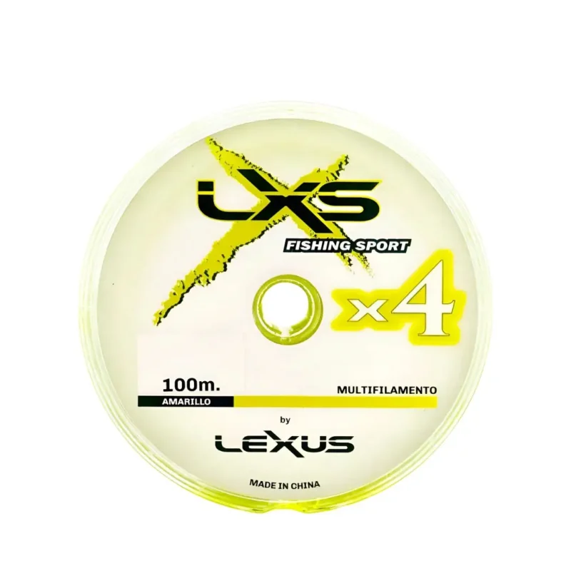 Multifilamento 4X 0,12mm/ 7,00kg-16Lb/100mts Amarillo