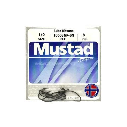 Anzuelo Mustad Kitsune 10603 N*1 Bolsa X 8 Unidades 10603 110