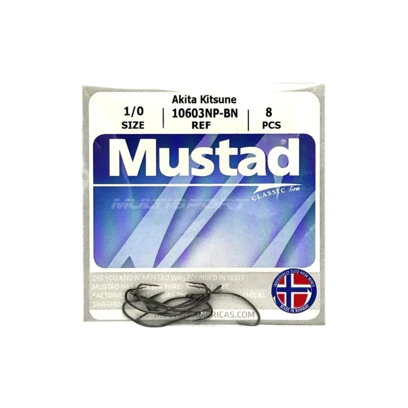 Anzuelo Mustad Kitsune 10603 N*1 Bolsa X 8 Unidades 10603 110