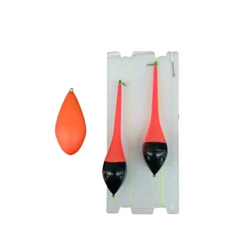Linea Buen Pique Flote B.p 2 Boyas Chupete Lagrima M1020+ Puntero para Pejerrey (Fabr. con Boya Plastica Mauri