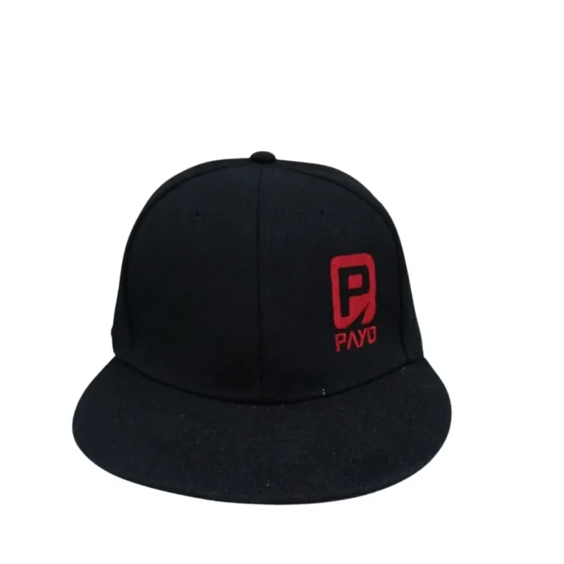 Gorra Payo Visera Plana Negra Unisex Talle Único