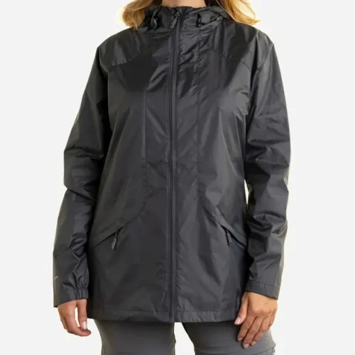 Campera Nexxt Performance Atlantic Rompeviento con Capucha Mujer Black M