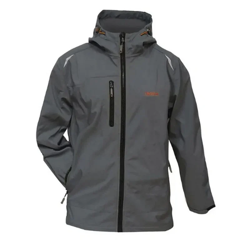 Campera Hayes Soft Shell con Capucha Hombre Gris Soft Shell M