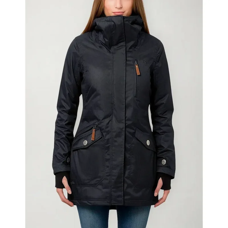 Campera Berydale Parka Mujer Black S