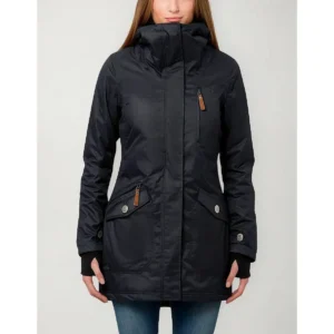 Campera Berydale Parka Mujer Black