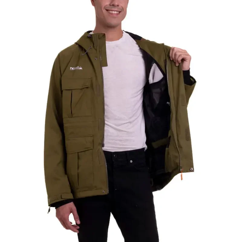 Campera Nexxt Performance Silver Hombre Army para Nieve S