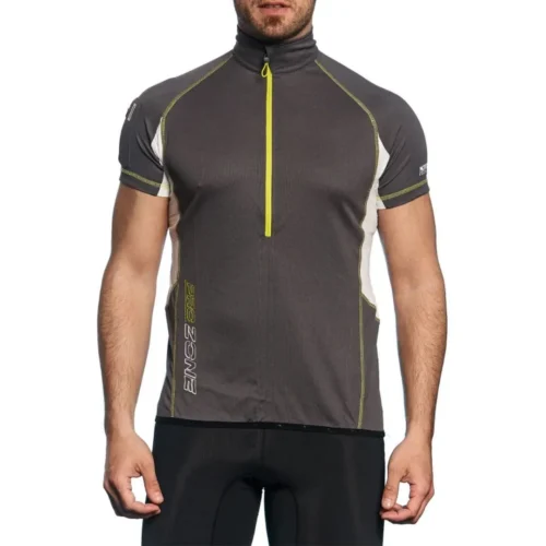Remera Northland Dry Fit Manga Corta Poloshirt Hombre con Cierre Anthrazit S