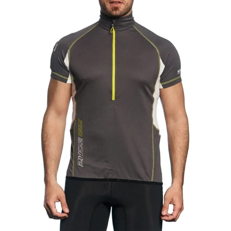 64032603 Remera Northland Dry Fit Manga Corta Poloshirt Hombre con Cierre Anthrazit S