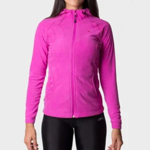 Campera Aradia Micropolar con Capucha Fucsia Magnetic Mujer XL