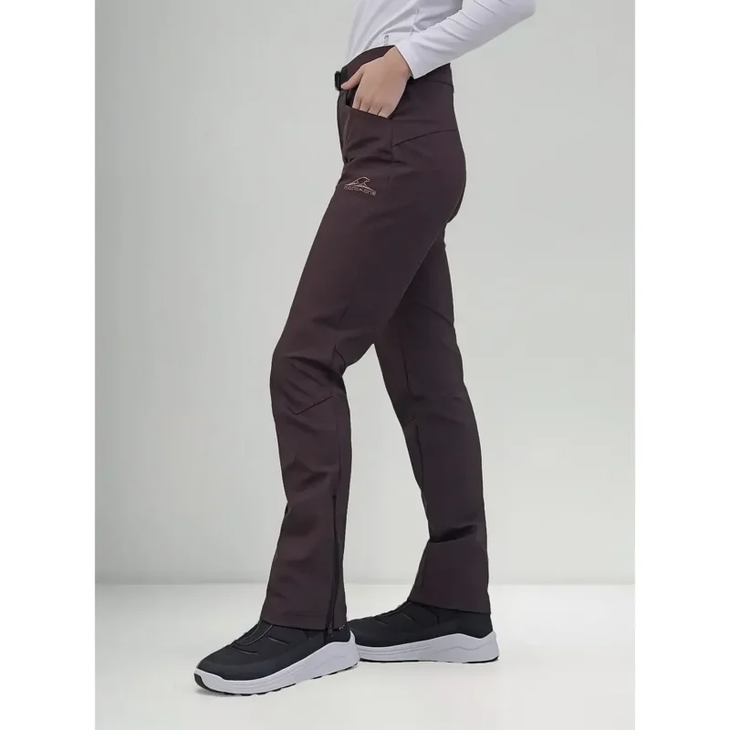 69877800 pantalon sasha soft shell tricapa GANACHE Mujer Montagne