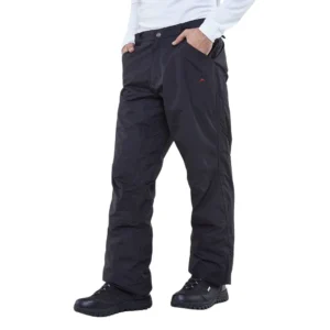 Pantalon Montagne Pre Ski Pro Hombre con Trampa de Nieve Negro 3XL