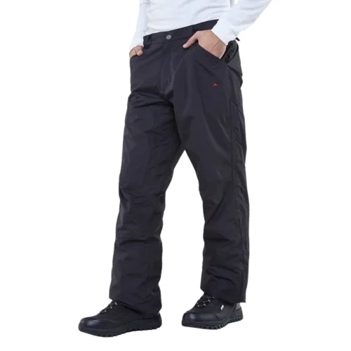 Pantalon Montagne Pre Ski Pro Hombre con Trampa de Nieve Negro 3XL