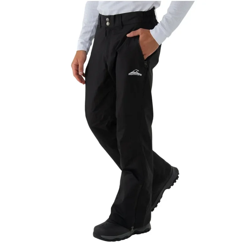 Pantalon Montagne Ski Thermal Hombre T3/L Negro