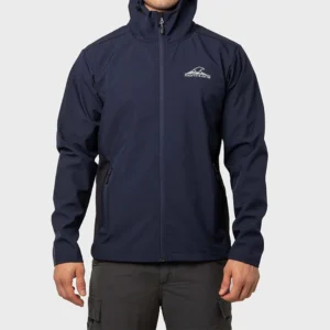 Campera Ivor con Capucha Hombre Soft Shell Azul 3XL