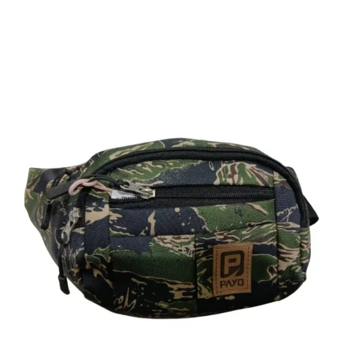 Riñonera Payo Cordura Camuflada Verde Rpcc03