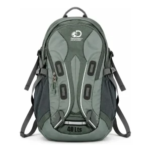 Mochila Discovery Adventures 40lts con Cubre Mochila Gris 54X35X28 Cm