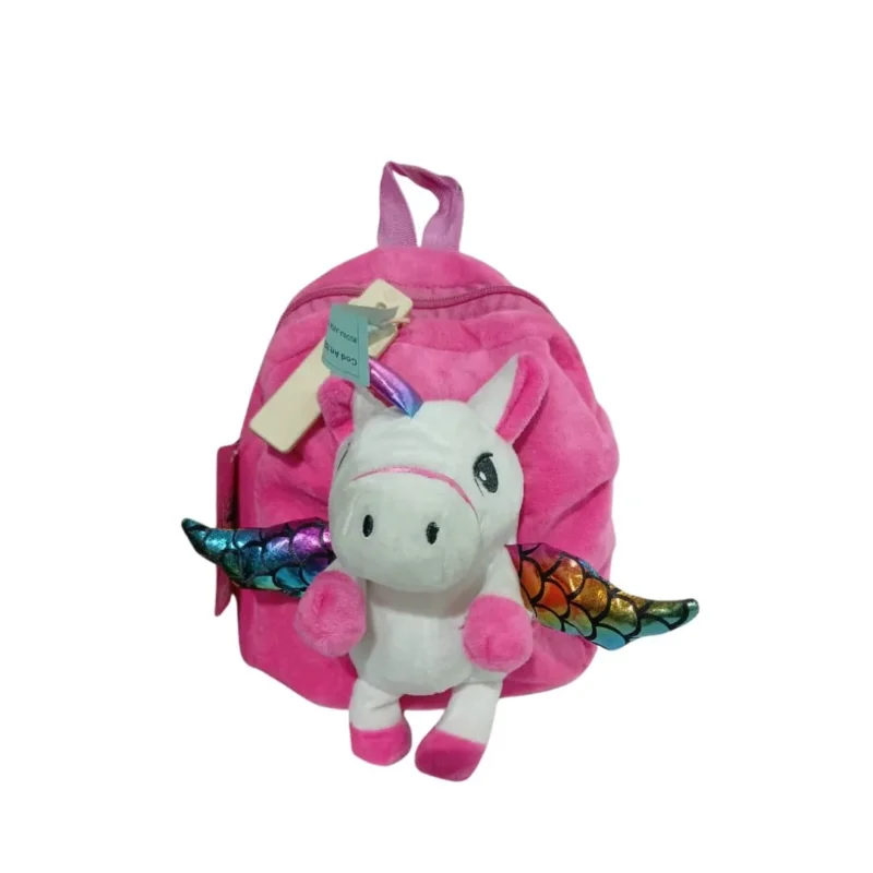 Mochila Everlast Jardin con Unicornio Fucsia-Lila-Rosa 8547