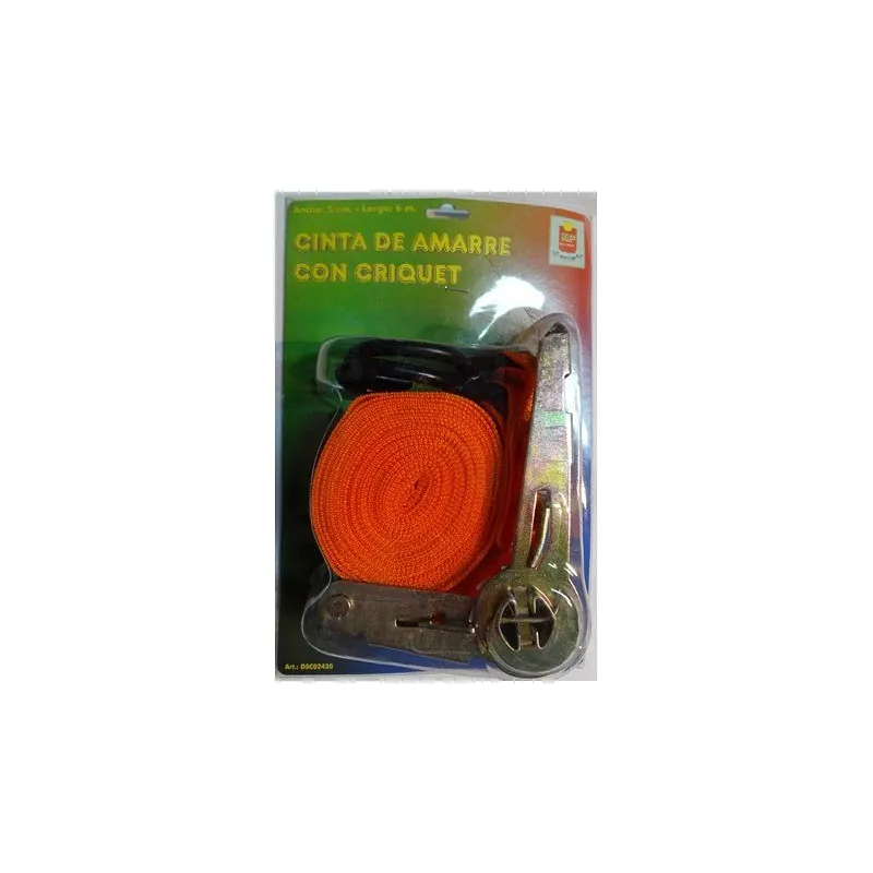 Cinta Amarre 2X6M con Criquet