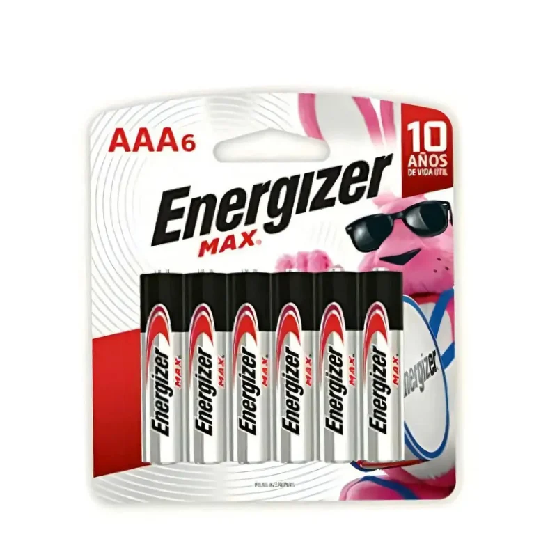 Pilas Energizer Aaa Blister X 6 Unidades E924 1180 1184 1195