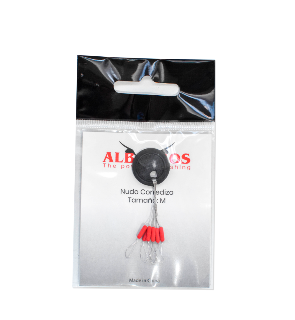 Nudos de Silicona Chico 1,6X6,7mm Amarillo-Rojo X 6 Unidades Albatros