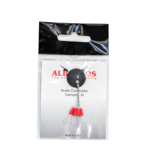 Nudos de Silicona Chico 1,6X6,7mm Amarillo-Rojo X 6 Unidades Albatros