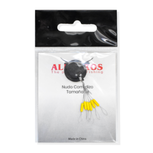 Nudos de Silicona Chico 1,6X6,7mm Amarillo-Rojo X 6 Unidades Albatros