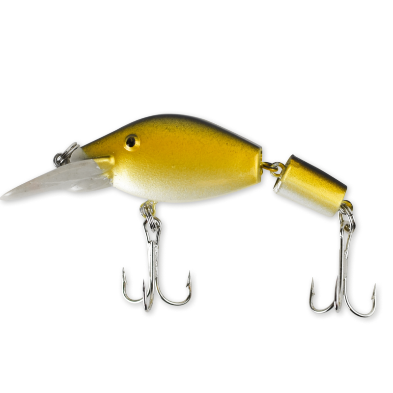 Señuelo 20089-6495 Nª2 Articulado 7 Cm/2Rob Dorado/Negro Floating Albatros