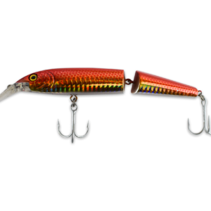 Señuelo Albatros 5258-L22 Articulado con Pal. 15 Cm/2Rob Rojo/Plata
