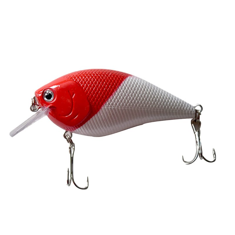Señuelo Dh 5005 8,5 Cm Rojo y Blanco con Paleta Corta Albatros