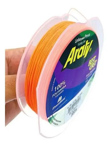 Nylon Best Cast 0,25Mmx100mts 4,9kg/10,8Lb Naranja Fluor 2214-325 Araty