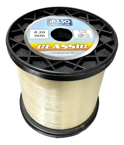 Nylon Classic Bobina 0,20X6984Mt 2,5kg Asso