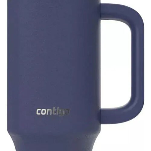 Vaso Termico Streetevil 1,180lts con Manija y Bombilla Azul Marino Contigo