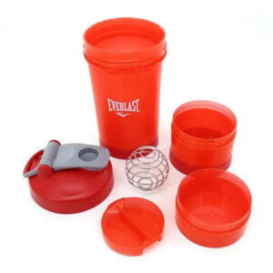 Botella Everlast Mod.11428 Batidor/Shaker 600 Ml 22X10 Cm Rojo