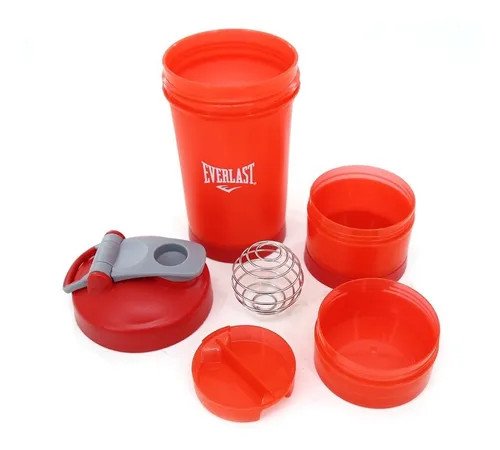 Botella Mod.11428 Batidor/Shaker 600 Ml 22X10 Cm Rojo Everlast Botella Mod.11428 Batidor/Shaker 600 Ml 22X10 Cm Rojo Everlast