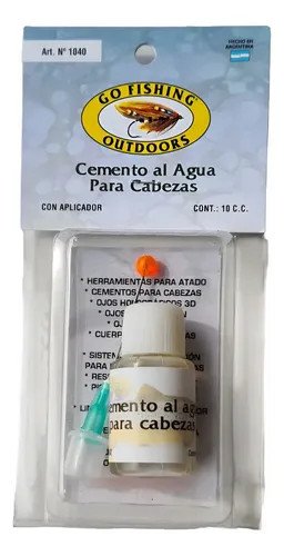 Cemento para Cabezas al Agua 10Cc 1040 Go Fishing