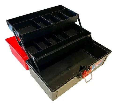 Caja para Pesca Mod.350 L Dos Bandejas 34,5X19X17,5 Cm Mauri Caja para Pesca Mod.350 L Dos Bandejas 34,5X19X17,5 Cm Mauri