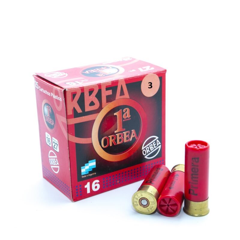 Cartucho 1º Cal. 16/3 27Grs Orbea