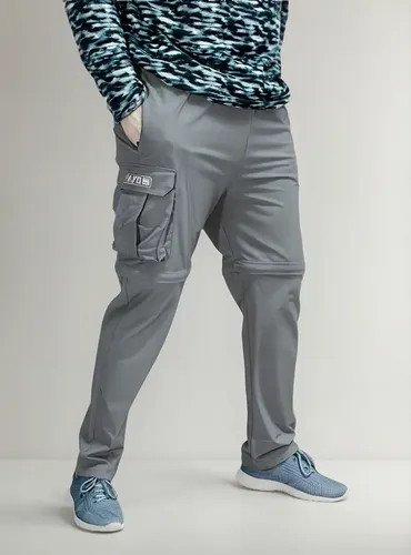 Pantalon Solar Pro Desmontable Gris Hombre M Payo