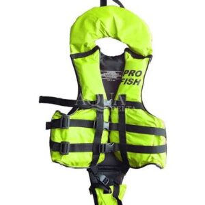 Chaleco Pro Fish Salvavida Aquafloat Pro Kayak Fluor T04 Hasta 40kg