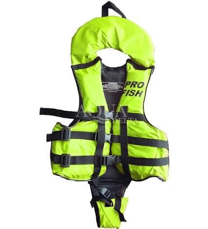 Chaleco Salvavida Aquafloat Pro Kayak Fluor T04 Hasta 40kg Pro Fish