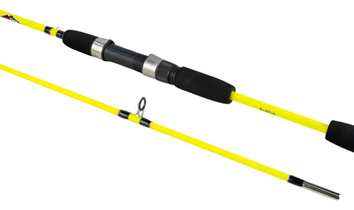 Caña Telescópica Telescopic 2,70mts 6 Sec Negro y Amarillo Red Fish