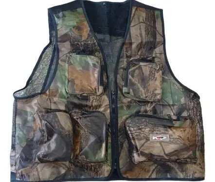 Chaleco de Pesca Camuflado Unisex XXL Red Fish