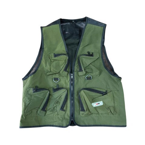 Chaleco de Pesca Premiun Verde Unisex XXL Red Fish