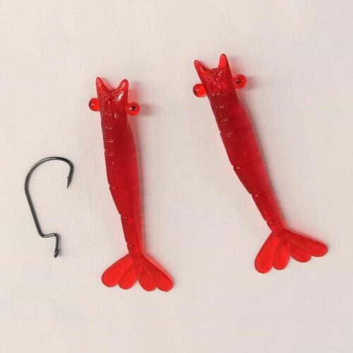 Señuelo Swin Soft Bass X 3 Unidades. 11,5Grs/11,5 Cm con Un Anz. Offset Red Fish