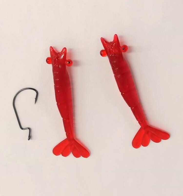 Señuelo Swin Soft Bass X 3 Unidades. 11,5Grs/11,5 Cm con Un Anz. Offset Red Fish Señuelo Swin Soft Bass X 3 Unidades. 11,5Grs/11,5 Cm con Un Anz. Offset Red Fish