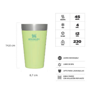 Vaso Pinta 473 Ml Citron/Verde Stanley
