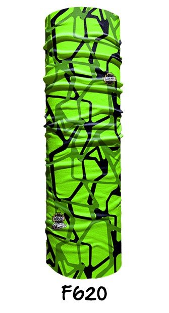 Bandana Urbanos Fluor 56X24 Cm con Proteccion Uv +50 Unisex Talle Único Wakke