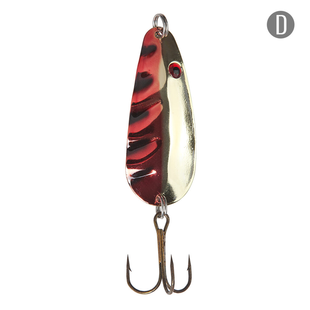 Cuchara -21054 12,5Grs Dorado y Rojo Waterdog