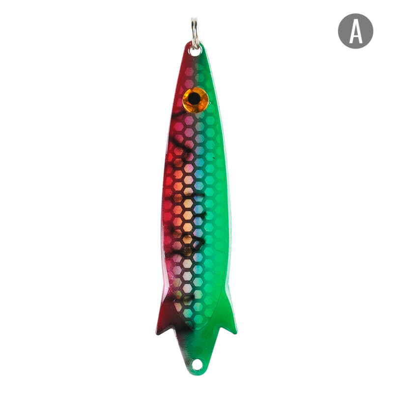 Cuchara Tb28Hgpm Tobix Spoon Soft Hologram 28 Gr Verde y Rojo Waterdog
