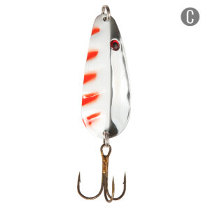 Cuchara Waterdog WH108-21049 12,5Grs Plateada, Blanca y Negra